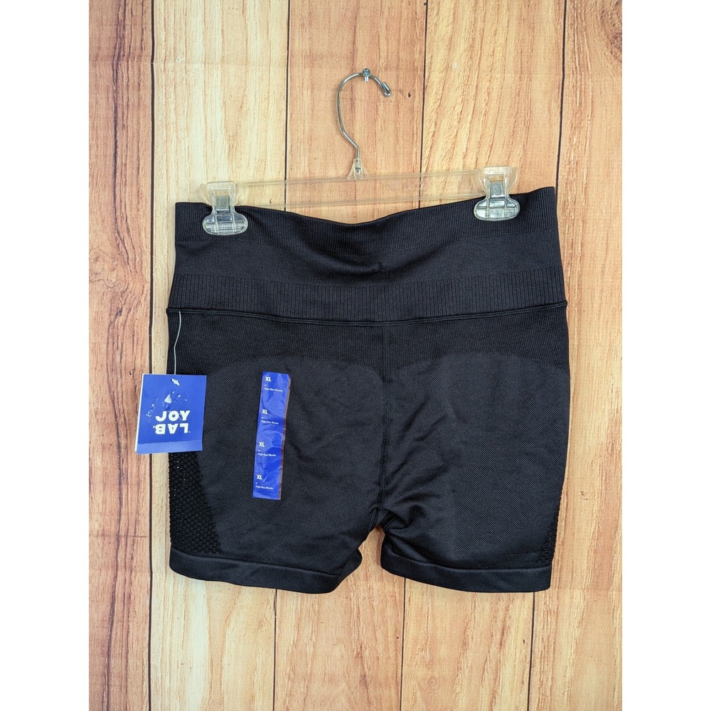 JoyLab Womens High-Rise Seamless Bike Shorts Black Onyx Women's Size XL - Picture 2 of 5